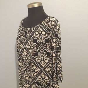 XL Black Madison Top with Cami